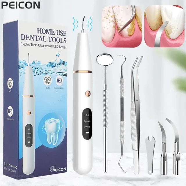 Professional Teeth Cleaning Kit – Electric Plaque & Tartar Remover