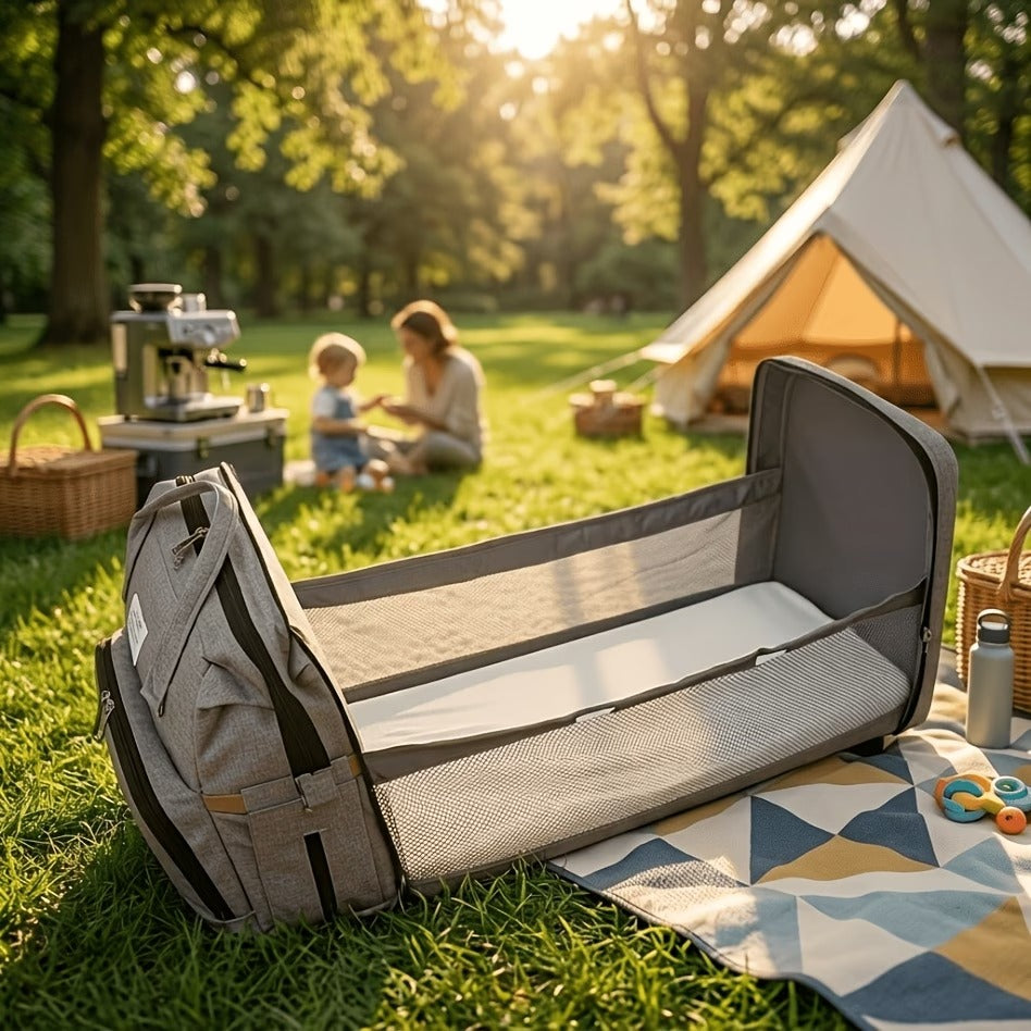 Smart Baby Travel Backpack with Foldable Sleeping Bed