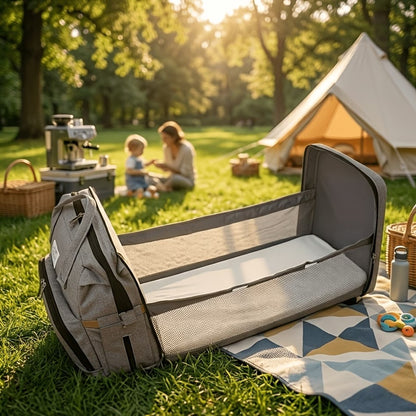 Smart Baby Travel Backpack with Foldable Sleeping Bed