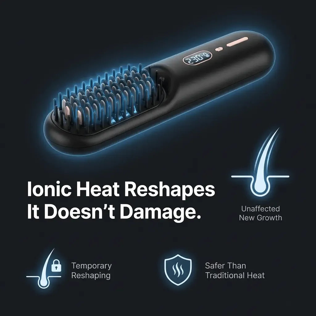 Ionic Hot Brush for Hair