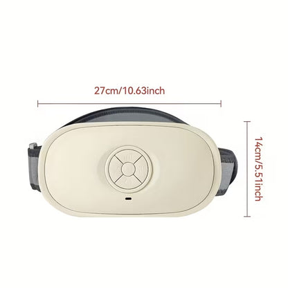 Automatic Abdominal Massager with Heat | 3-Speed Electric Belly & Waist Massager for Home Use