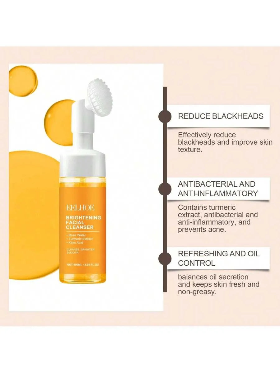 Brightening Turmeric Kojic Acid Cleanser for Radiant Skin