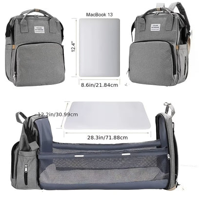 Smart Baby Travel Backpack with Foldable Sleeping Bed
