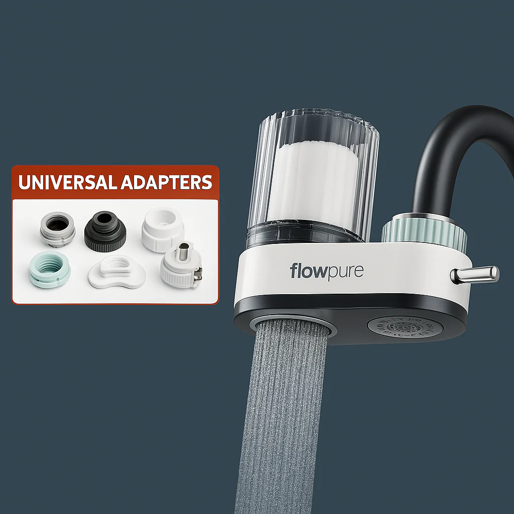 Flow Pure Water Filter with Activated Carbon