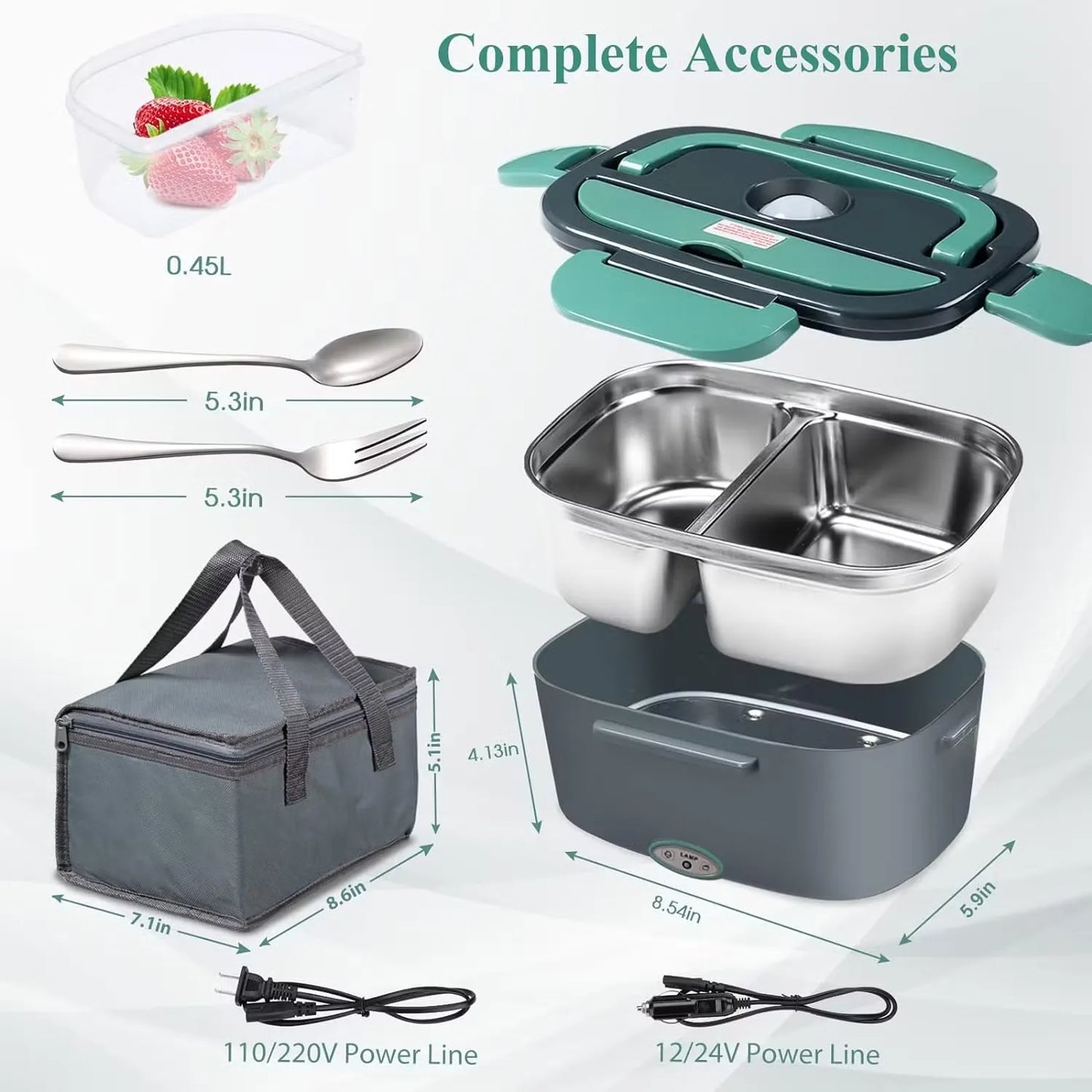 Electric Lunch Box Food Heater
