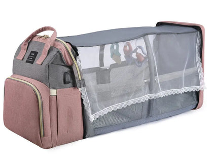Smart Baby Travel Backpack with Foldable Sleeping Bed